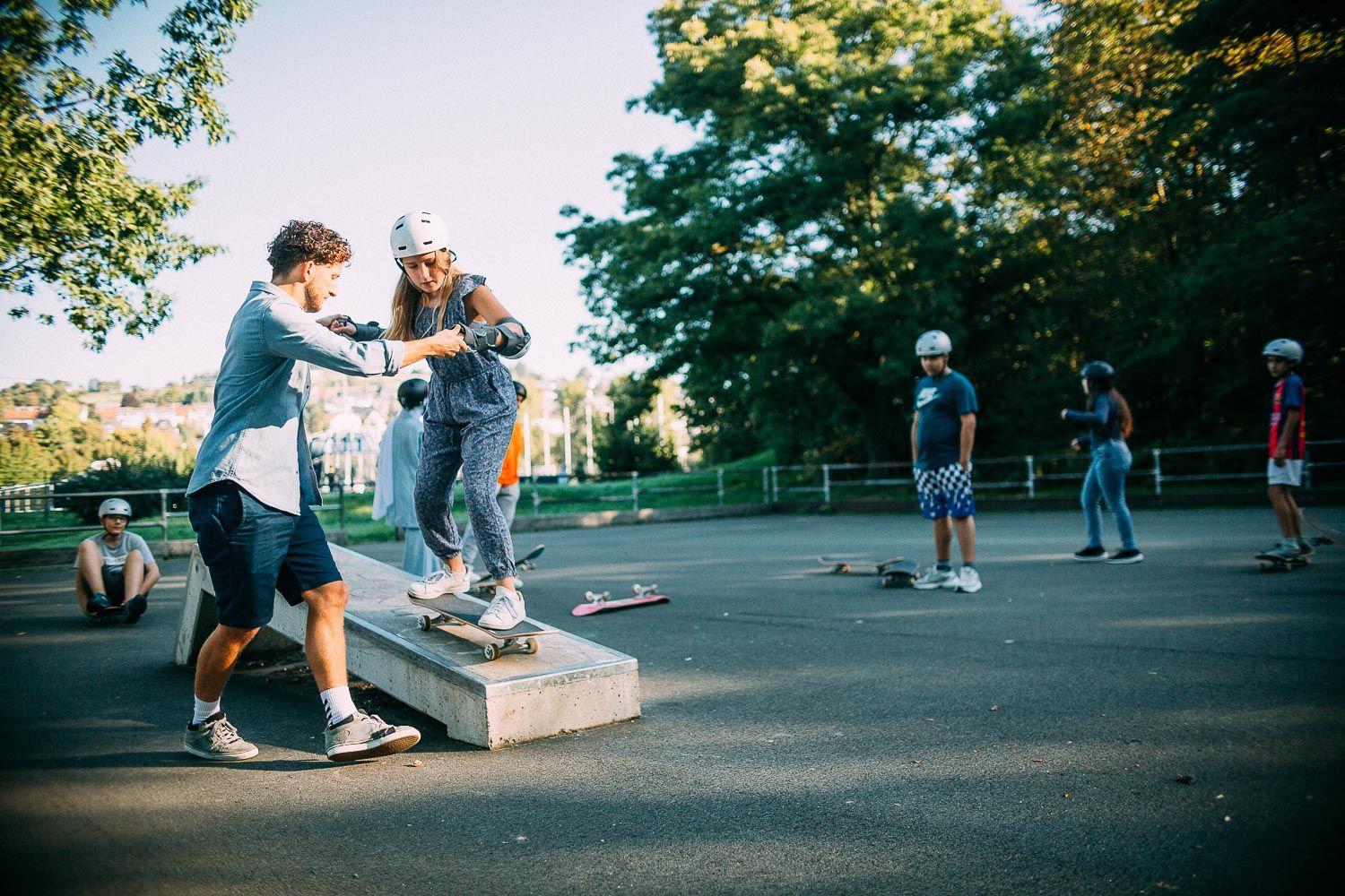 August Bebel Schule Skateboard